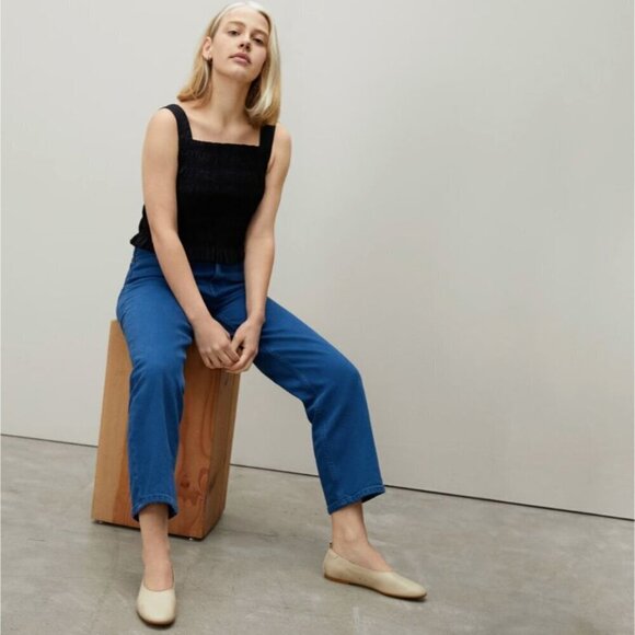 Everlane Cream Leather Flats - Picture 11 of 15